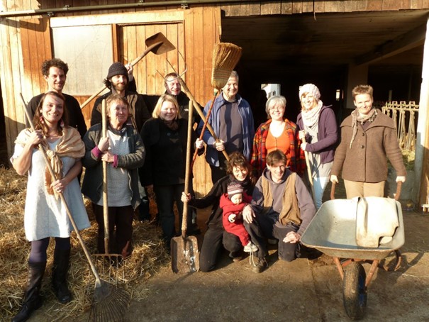 Luzernenhof Solawi Team und Hofgemeinschaft