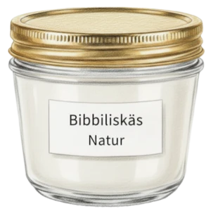 Bibiliskäse Natur